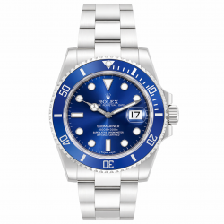 Rolex Submariner "SMURF" 18K White Gold 40MM 116619LB Watch